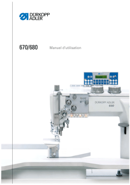 Duerkopp Adler 680 Operating instrustions