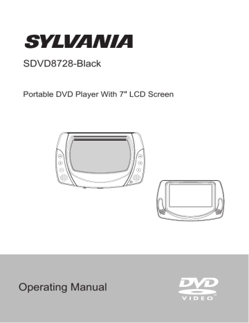 Sylvania SDVD 7026 Portable DVD Player User Manual | Fixfr