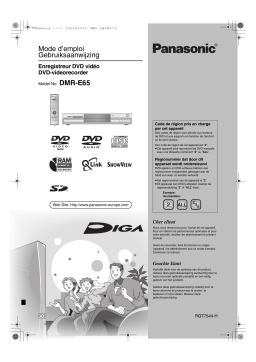 Panasonic DMRE65 Operating instrustions