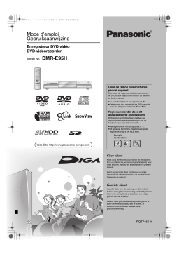 Panasonic DMRE95H Operating instrustions