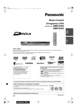 Panasonic DMREH53 Operating instrustions