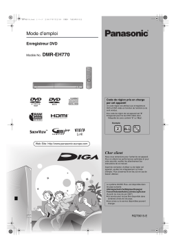 Panasonic DMREH770 Operating instrustions