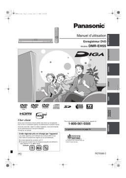 Panasonic DMREH55 Operating instrustions