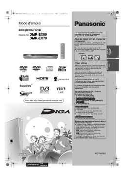 Panasonic DMREX89 Operating instrustions