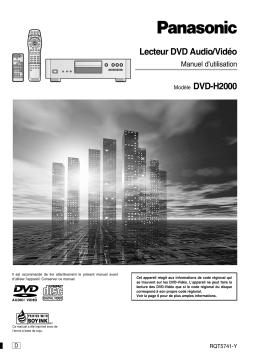 Panasonic DVDH2000 Operating instrustions