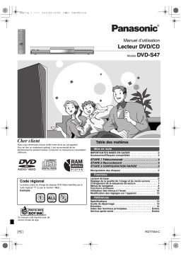 Panasonic DVDS47 Operating instrustions