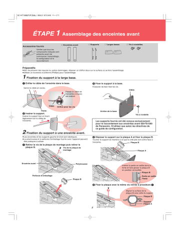 Mode d'emploi | Panasonic SCHT1500SetUpGuide Operating instrustions | Fixfr