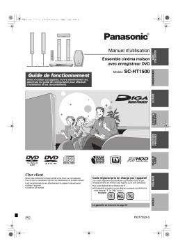 Panasonic SCHT1500 Operating instrustions