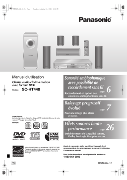 Panasonic SCHT440 Operating instrustions