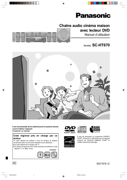 Panasonic SCHT670 Operating instrustions
