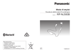 Panasonic RPNJ300 Operating instrustions