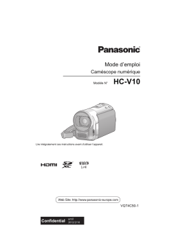 Panasonic HCV10EG Operating instrustions