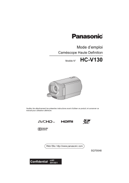 Panasonic HCV130EF Operating instrustions