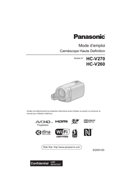 Panasonic HCV270EG Operating instrustions