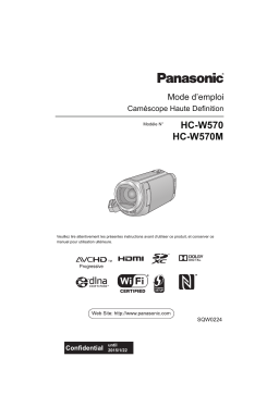 Panasonic HCW570EG Operating instrustions