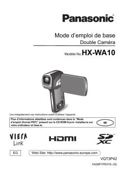 Panasonic HXWA10EG Operating instrustions