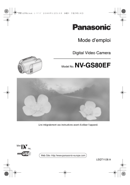 Panasonic NVGS80EF Operating instrustions