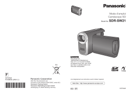 Panasonic SDRSW21 Operating instrustions