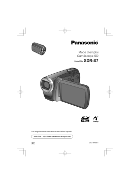 Panasonic SDRS7 Operating instrustions