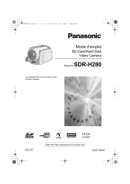 Panasonic SDRH280 Operating instrustions