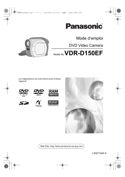 Panasonic VDRD150EF Operating instrustions