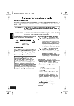 Panasonic VDRM50EG Operating instrustions