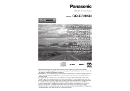 Panasonic CQC3305N Operating instrustions