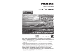 Panasonic CQC3355N Operating instrustions