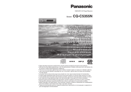 Panasonic CQC5355N Operating instrustions