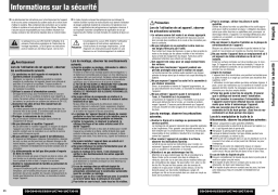 Panasonic CQC7401U Operating instrustions