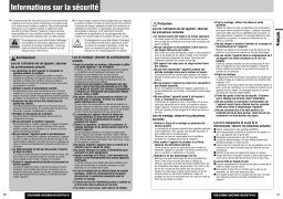 Panasonic CQC9701U Operating instrustions