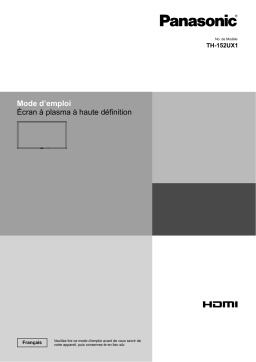 Panasonic TH152UX1 Operating instrustions