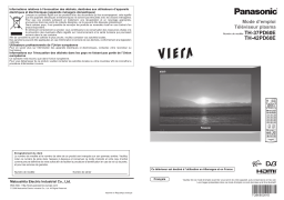 Panasonic TH37PD60E Operating instrustions