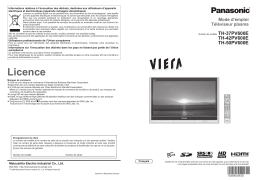 Panasonic TH37PV600E Operating instrustions