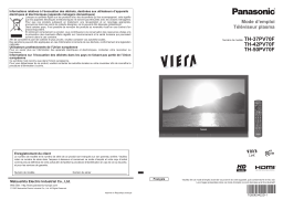 Panasonic TH37PV70F Operating instrustions