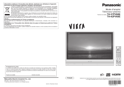 Panasonic TH42PV60E Operating instrustions