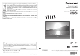 Panasonic TH37PV7F Operating instrustions