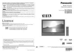 Panasonic TH50PX7E Operating instrustions