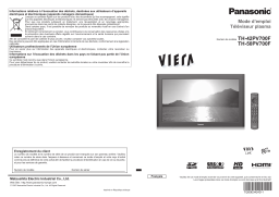 Panasonic TH50PV700F Operating instrustions