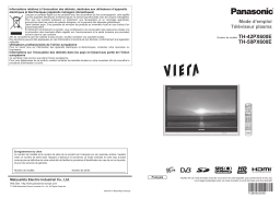 Panasonic TH42PX600E Operating instrustions