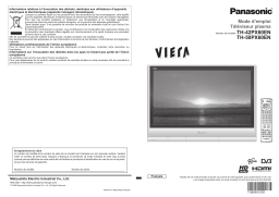 Panasonic TH50PX60EN Operating instrustions