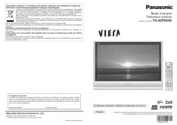 Panasonic TH42PX63E Operating instrustions