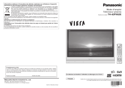 Panasonic TH42PX62E Operating instrustions