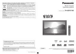 Panasonic TH42PX710E Operating instrustions