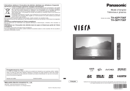 Panasonic TH42PY700F Operating instrustions