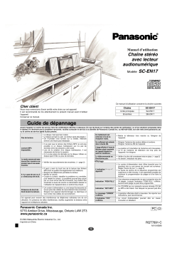 Panasonic SCEN17 Operating instrustions