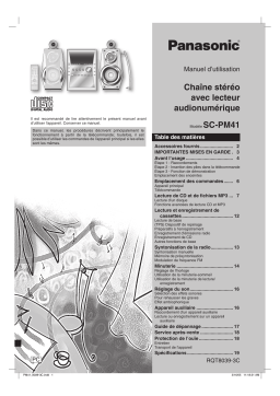 Panasonic SCPM41 Operating instrustions