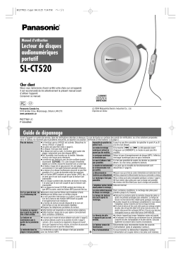 Panasonic SLCT520 Operating instrustions