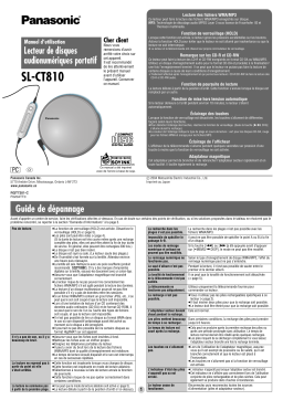 Panasonic SLCT810 Operating instrustions