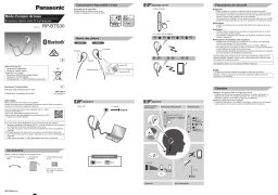 Panasonic RPBTS30E Operating instrustions